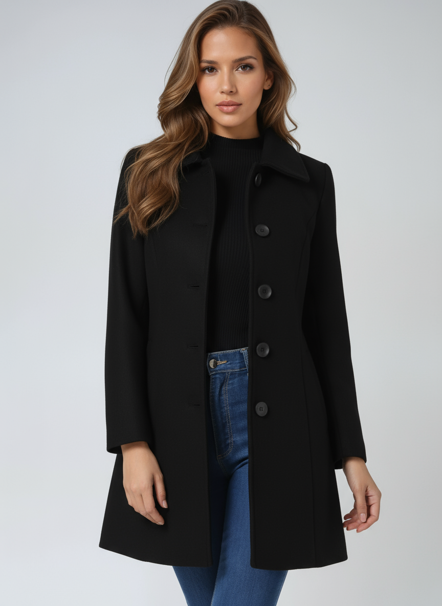 Josephine Women's Single Breasted Winter Trench Coat